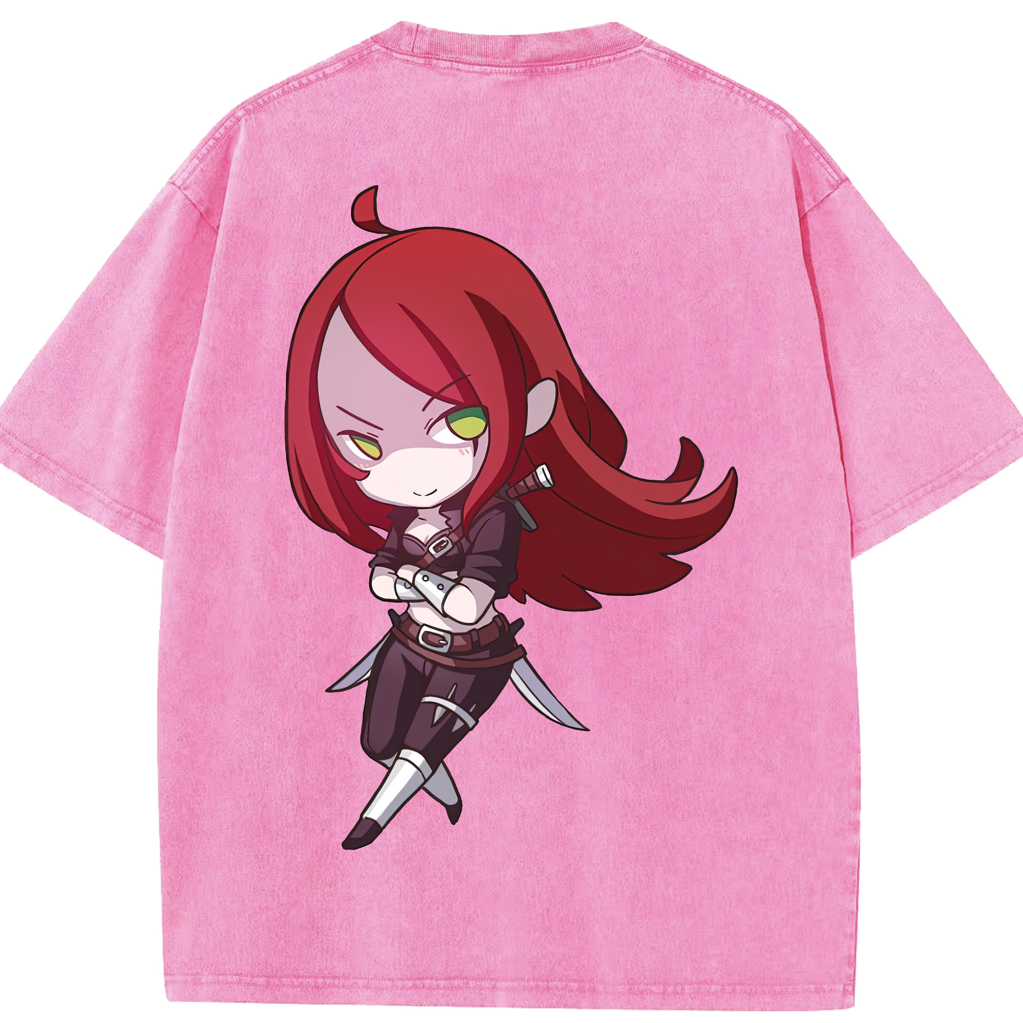 リーグ・オブ・レジェンド League of Legends LOL 綿100% ヴィンテージ風 半袖Tシャツ（背面プリント）